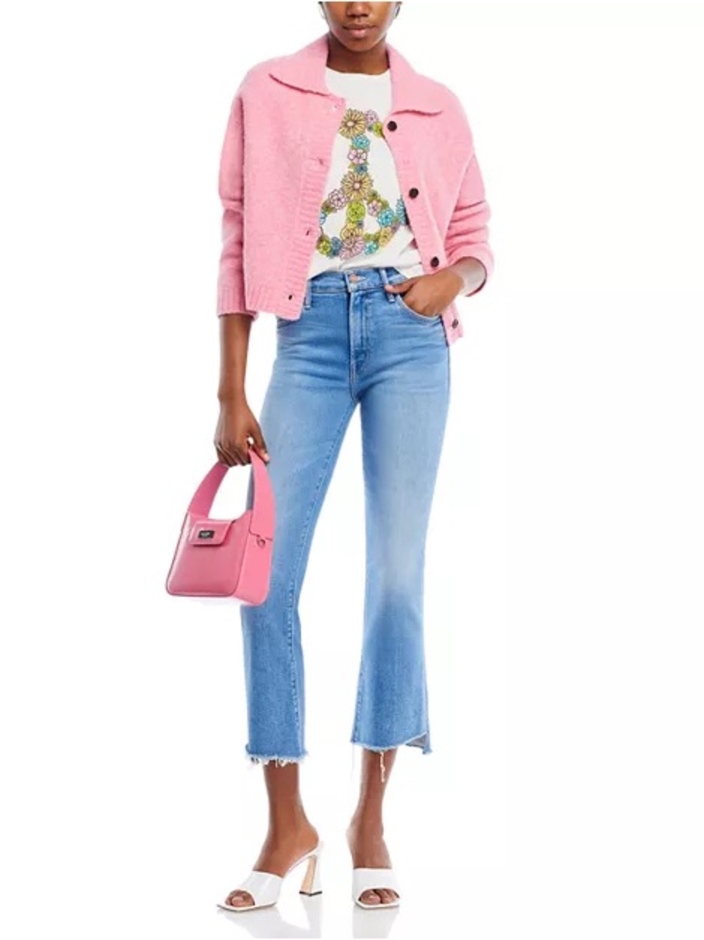 MOTHER Insider Crop Step Fray